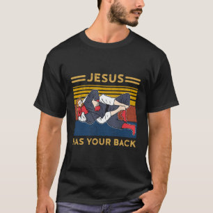 T-shirt Jiu Jitsu Libre Hug Jésus A Ton Dos