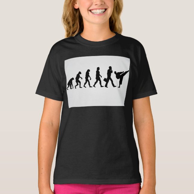 T-shirt jiu jitsu meurtre yoga fille (Devant)