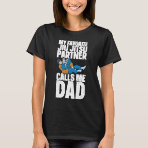 T-shirt Jiu Jitsu Papa BJJ Jiu Martial Jits Mixtes