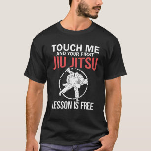T-shirt Jiu Jitsu S Funny Touchez-Moi Hommes Brésiliens Ju