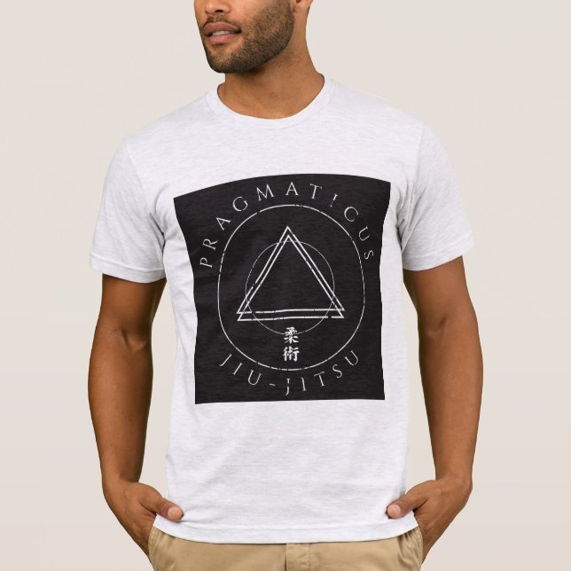 T-shirt Jiu jitsu Triangle kanji Shirt (Devant)