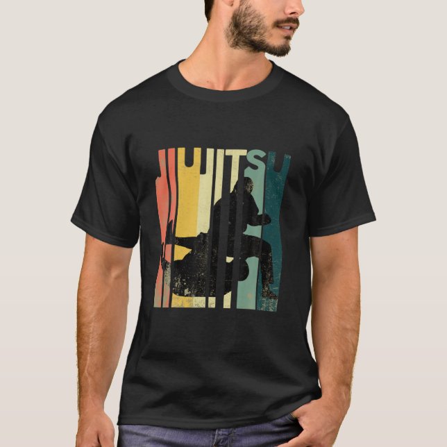 T-shirt Jiu Jitsu Vintage (Devant)