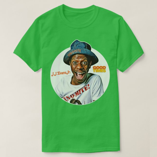 T-shirt JJ Evans Jr Good Times les années 70 Sitcom (Design devant)