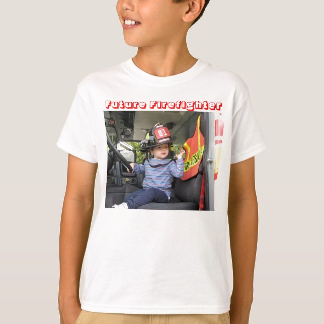 T-shirt Joaquin, futur sapeur-pompier (Devant)