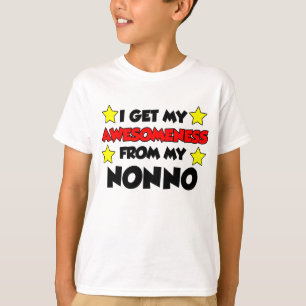 T-shirt J'obtiens mon Awesomeness de mon Nonno