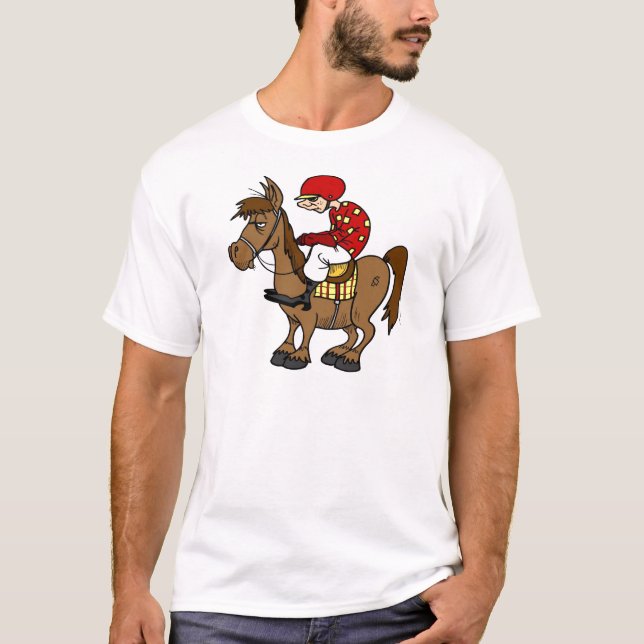 T-shirt Jockey Brown de cheval (Devant)