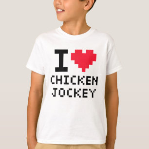 T-shirt Jockey de poulet