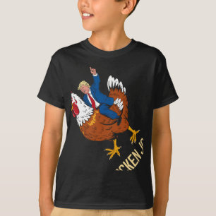 T-shirt Jockey de poulet Trump Mème amusant 2