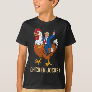 T-shirt Jockey de poulet Trump Mème amusant 9