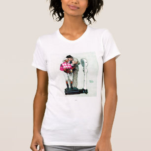 T-shirt Jockey pesant dedans par Norman Rockwell