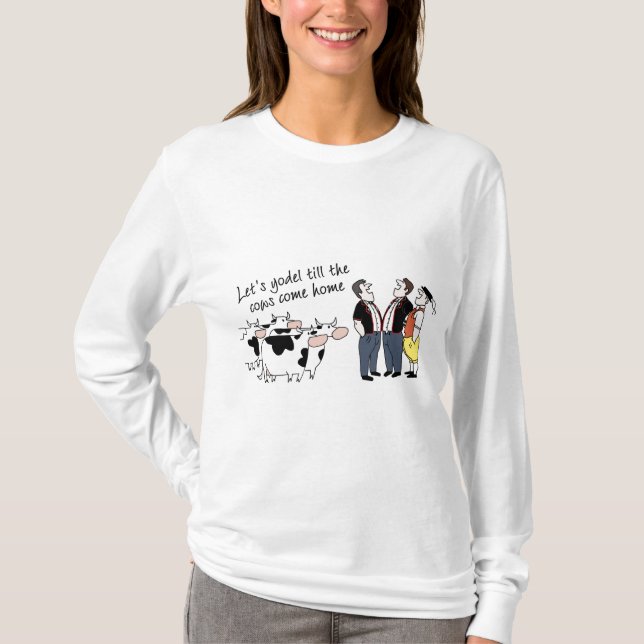 T-shirt Jodlons des dames Hoody (Devant)