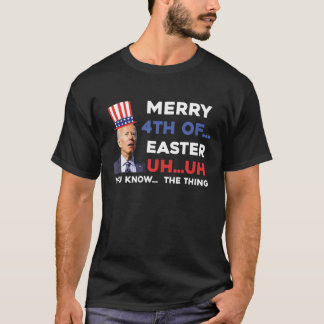 T-shirt Joe Biden a confondu Joyeux 4 juillet amusant