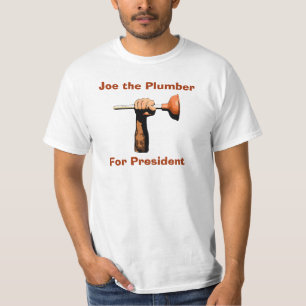 T-shirt Joe le plombier pour le président