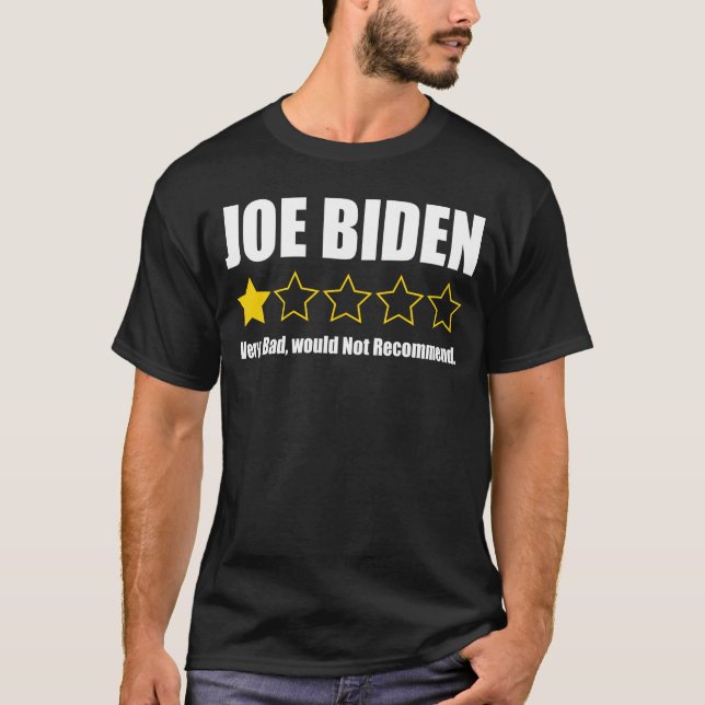 T-shirt Joe note drôle de soutien trump idée cadeau (Devant)
