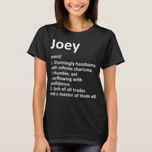 T-shirt JOEY Définition Personnalized Funny Birthday G
