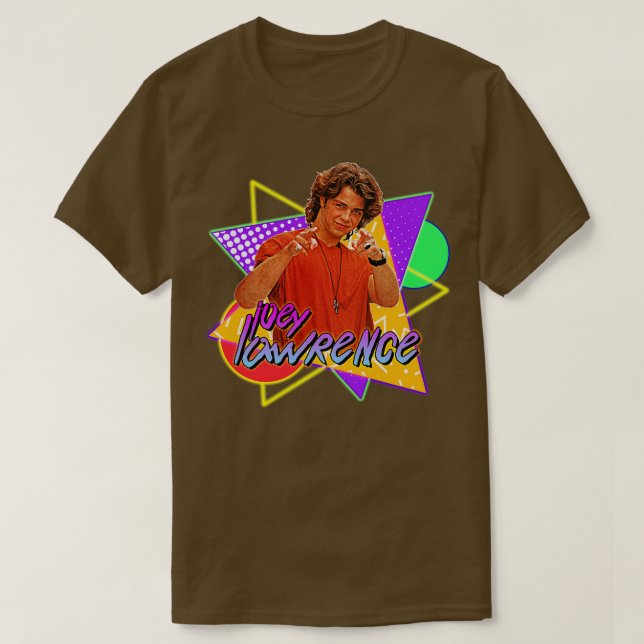 T-shirt Joey Lawrence WHOA 80s Icône Sitcom (Design devant)