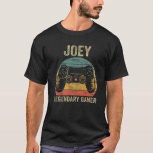T-shirt Joey Name Video Gamer