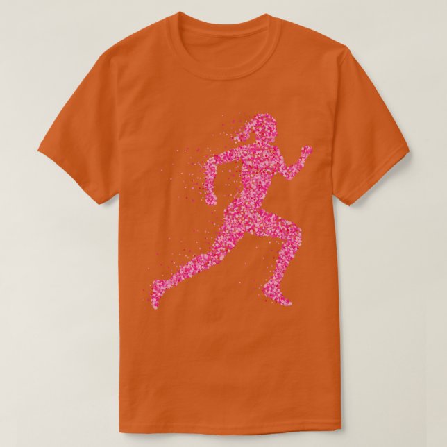 T-shirt Jogger Runner Fitness Marathon (Design devant)