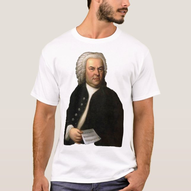 T-shirt Johann Sebastian Bach (Devant)