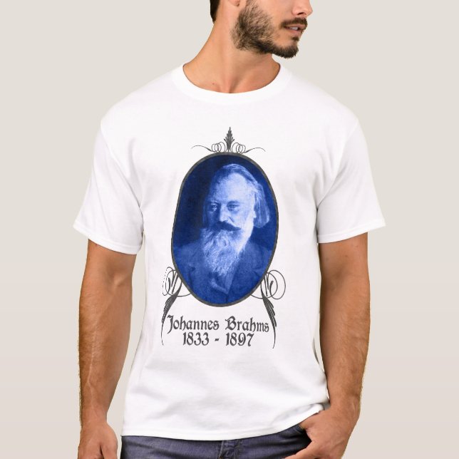 T-shirt Johannes Brahms (Devant)