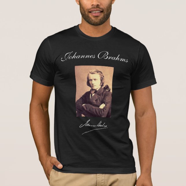 T-SHIRT JOHANNES BRAHMS (Devant)