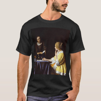 T-shirt Johannes Vermeer Lady Avec Son Serviteur