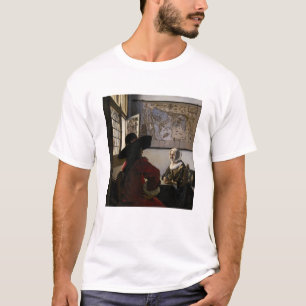 T-shirt Johannes Vermeer - Officier avec une fille qui rit