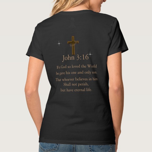 T-shirt John 3:16 (Dos)