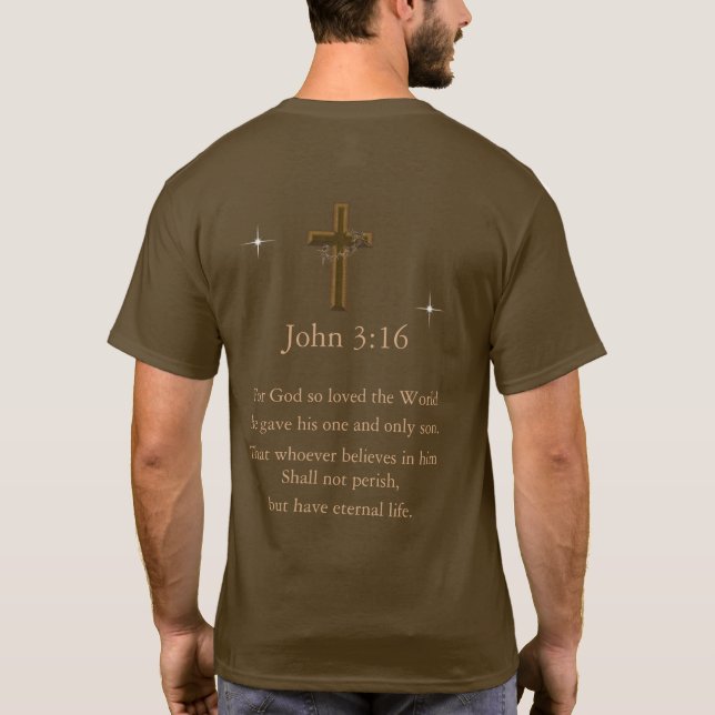 T-shirt John 3:16 (Dos)