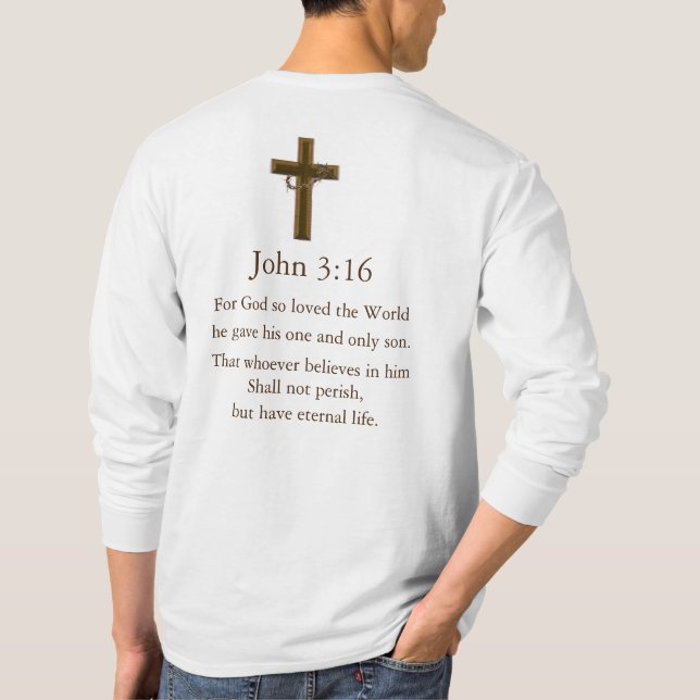 T-shirt John 3:16 (Dos)