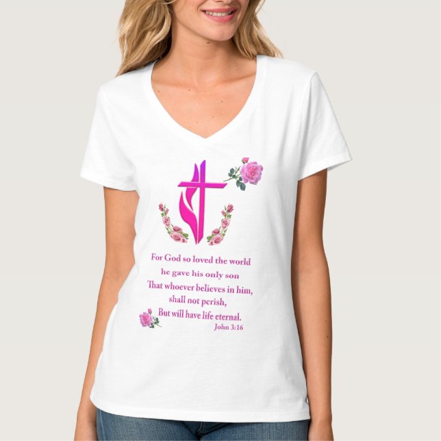 T-shirt John 3:16 (Devant)