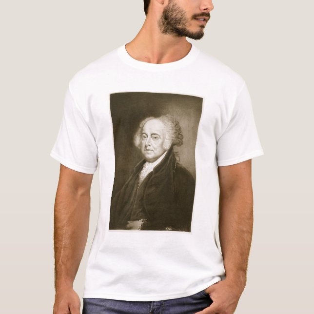 T-shirt John Adams, 2ème Président des États-Unis de (Devant)