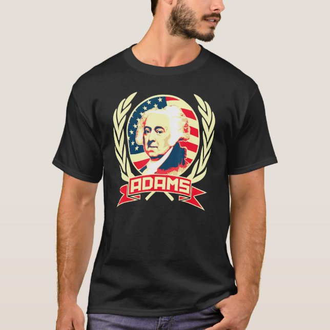 T-shirt John Adams Propagande américaine (Devant)