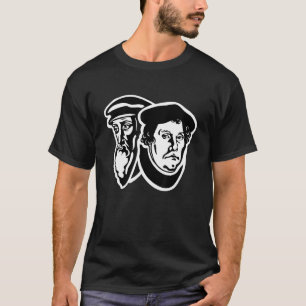 T-shirt John Calvin Et Martin Luther Théologie Réformée