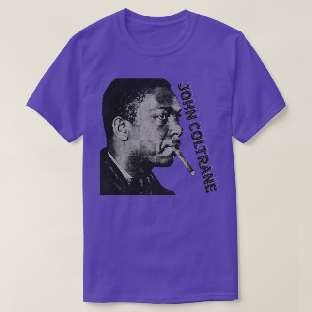T-shirt John Coltrane Illustrations (Design devant)