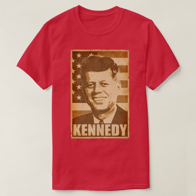 T-shirt John F Kennedy JFK American Art (Design devant)