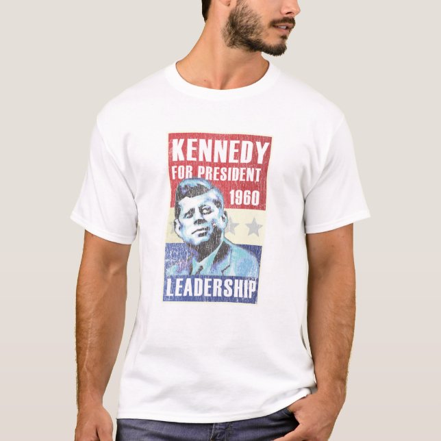 T-shirt John F. Kennedy (JFK) - cru (Devant)