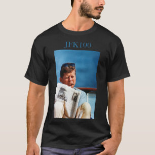 T-shirt John F Kennedy Vintage JFK 100