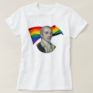 T-shirt John Laurens + Gay pride