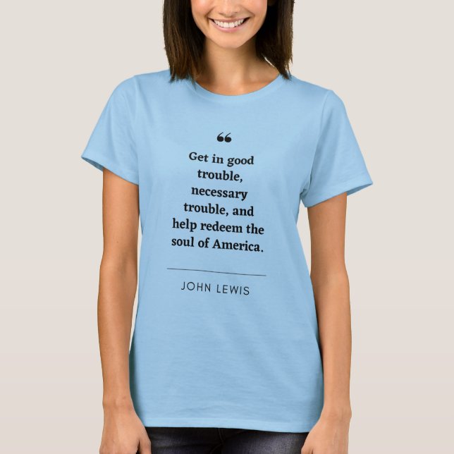T-shirt John Lewis - Le bon problème (Devant)