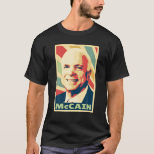 T-shirt John Mccain Vintage Couleurs T Chemise