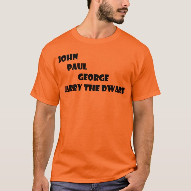 T-shirt John, Paul, George et Larry le nain (Devant)