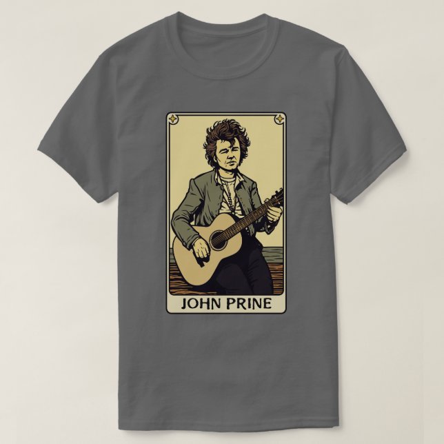 T-shirt John Prine État D'Esprit (Design devant)