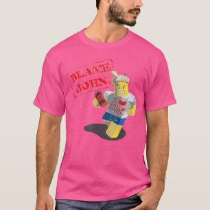T-shirt John Shedletsky j'adore le poulet frit je suis l'a