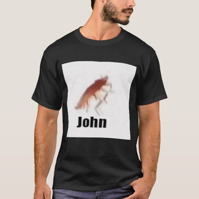 T-shirt John shitpost de mauvaise qualité drôle mème (Devant)