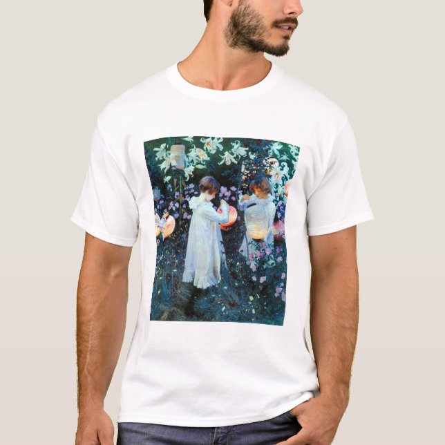 T-shirt John Singer Sargent Carnation Lily Lily Rose (Devant)