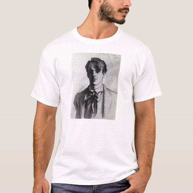 T-shirt John Singer Sargent : William Butler Yeats (Devant)