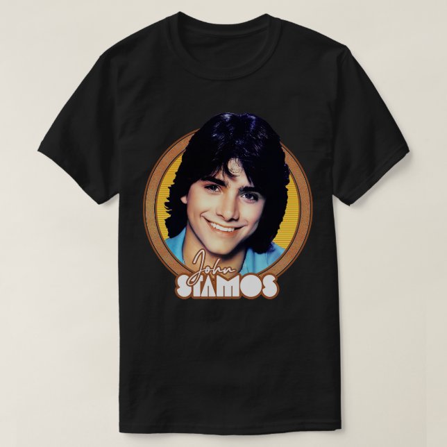 T-shirt John Stamos Retro Fan Art (Design devant)