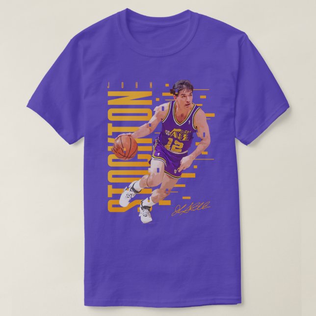 T-shirt John Stockton (Design devant)