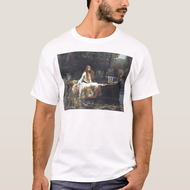 T-shirt John William Waterhouse La Dame de Shallot 1888 (Devant)